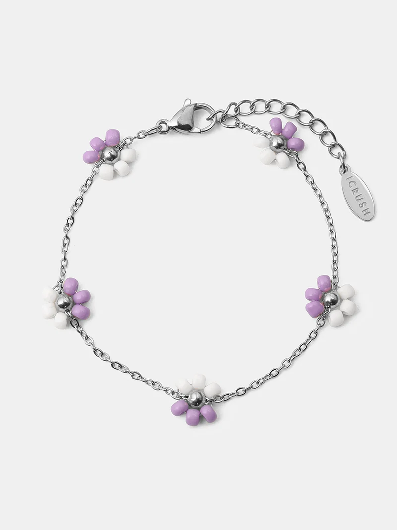 Blossom Moment Purple-white ARMBAND
