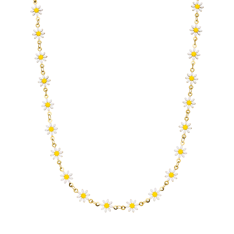 Sunflower Vibes Kette 18K Vergoldet