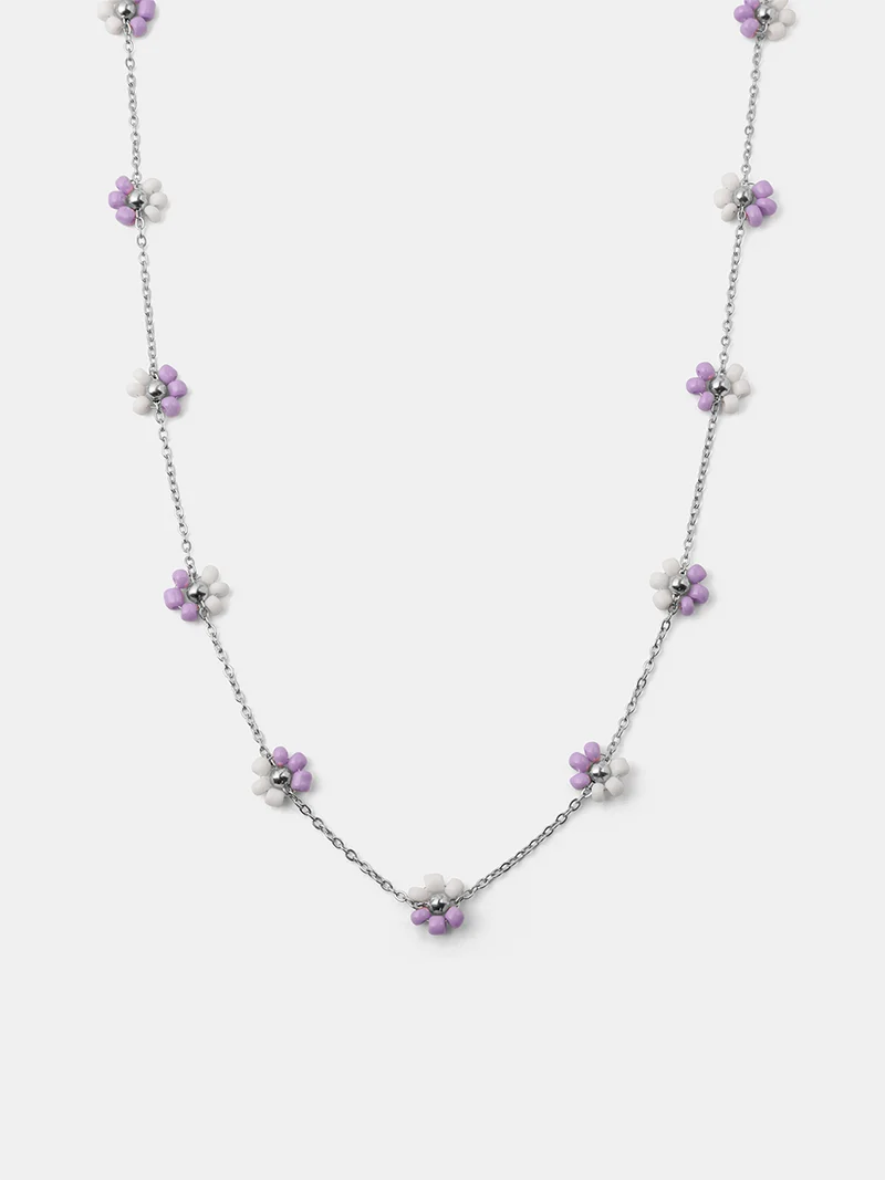 Blossom Moment Purple-white Kette