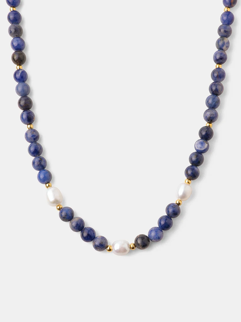 Dawn Pearl Dark Blue Kette