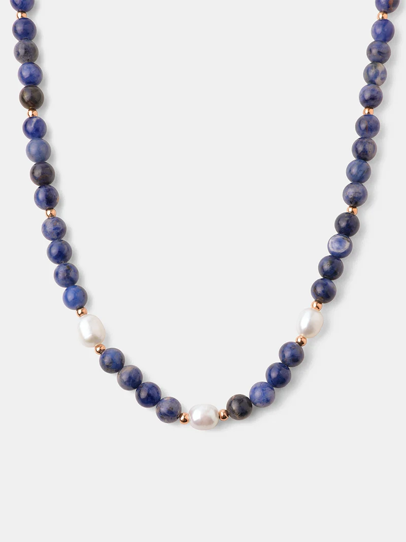 Dawn Pearl Dark Blue Kette