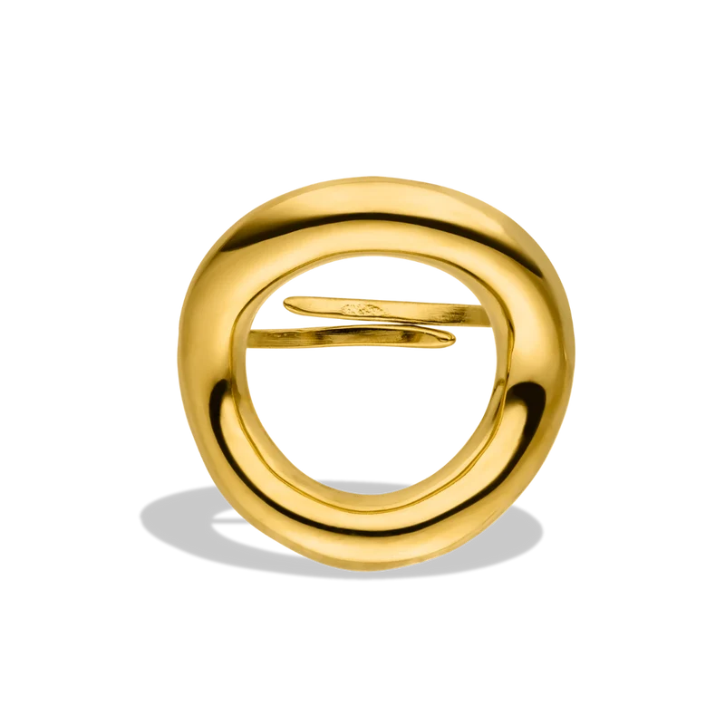 Meltdown Karma Ring 14K Vergoldet