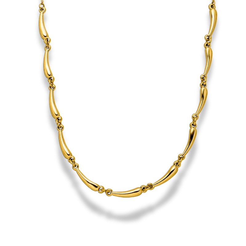 Popular Chunky Kette 14K Vergoldet