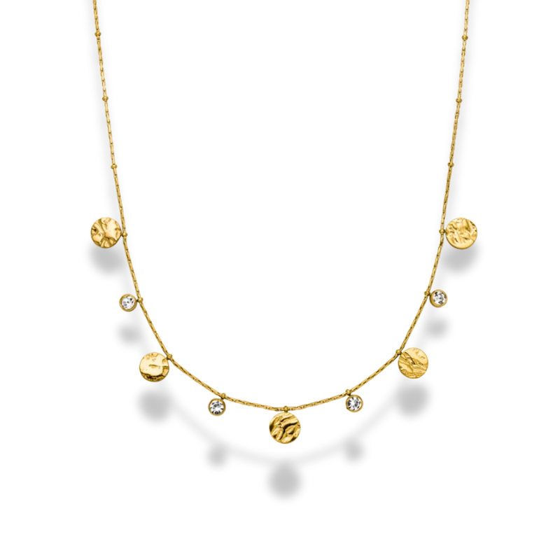 Meltdown Coin Kette 14K Vergoldet