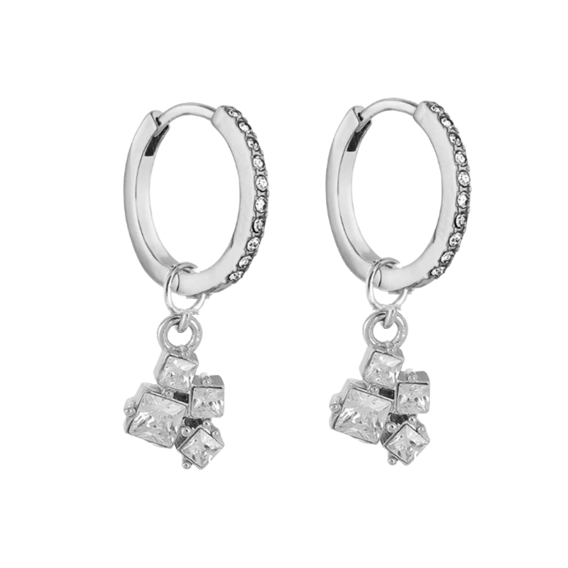 Abbaddon Square Huggie Ohrringe 14K Vergoldet