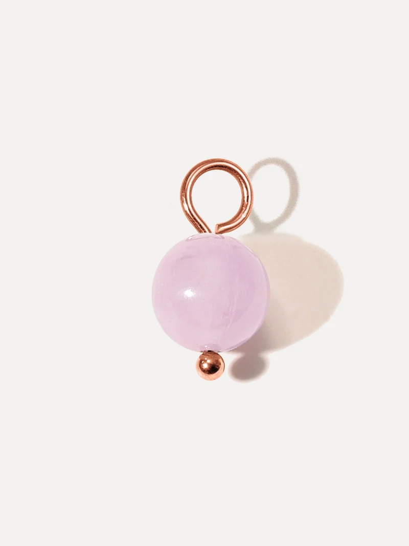 8,2mm Mystic Lavender Ohrring-Charm