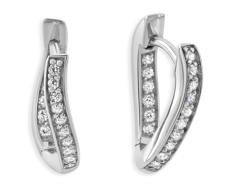 CREOLEN, DAMENSCHMUCK, ELEGANTE OHRRINGE, KRISTALL