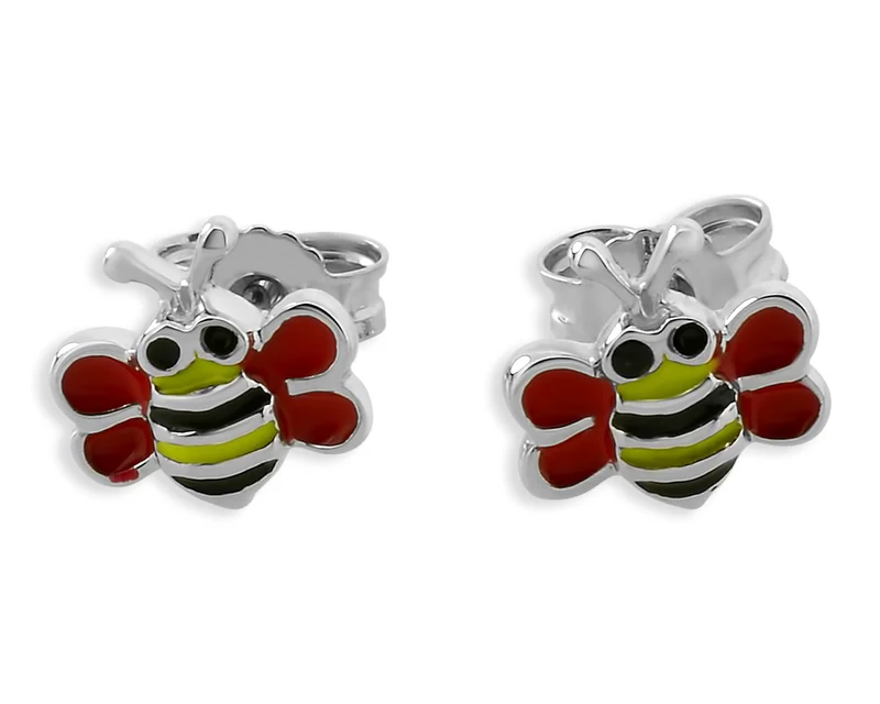 BIENEN OHRSTECKER, OHRRINGE BIENE, KINDERSCHMUCK, 925 SILBER