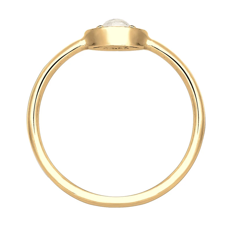 Ring Evil Eye | Mondstein ( Weiß )