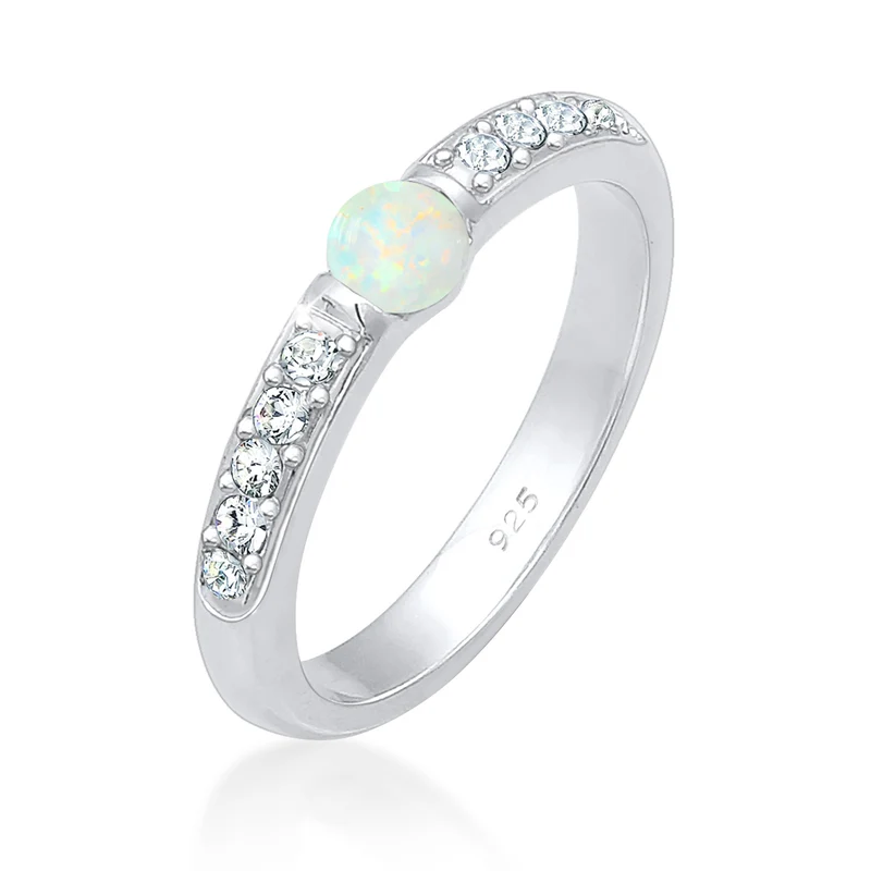 Ring | Opal ( Weiß )