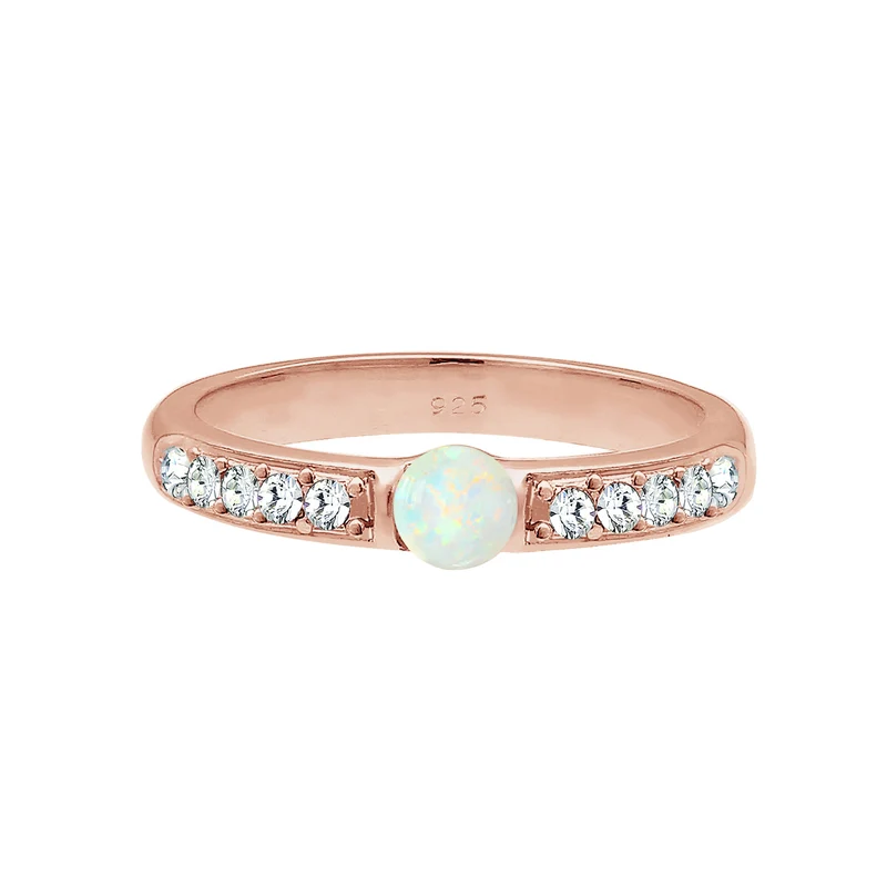 Ring | Opal ( Weiß )