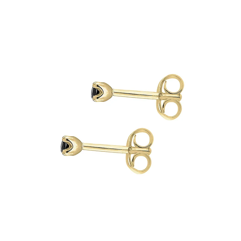 Ohrstecker | Diamant ( Schwarz, 0,06 ct )