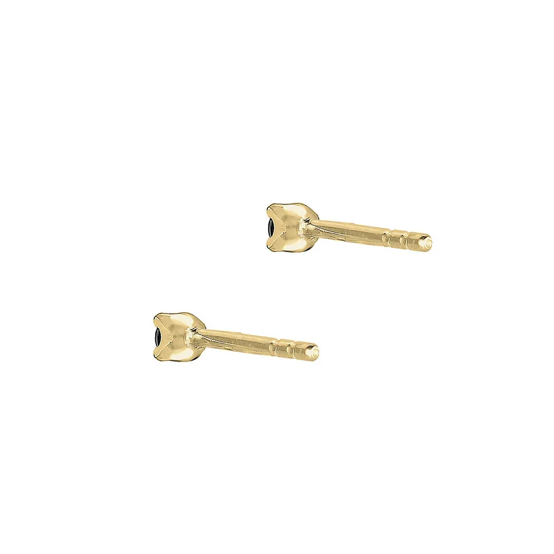 Ohrstecker | Diamant ( Schwarz, 0,06 ct )