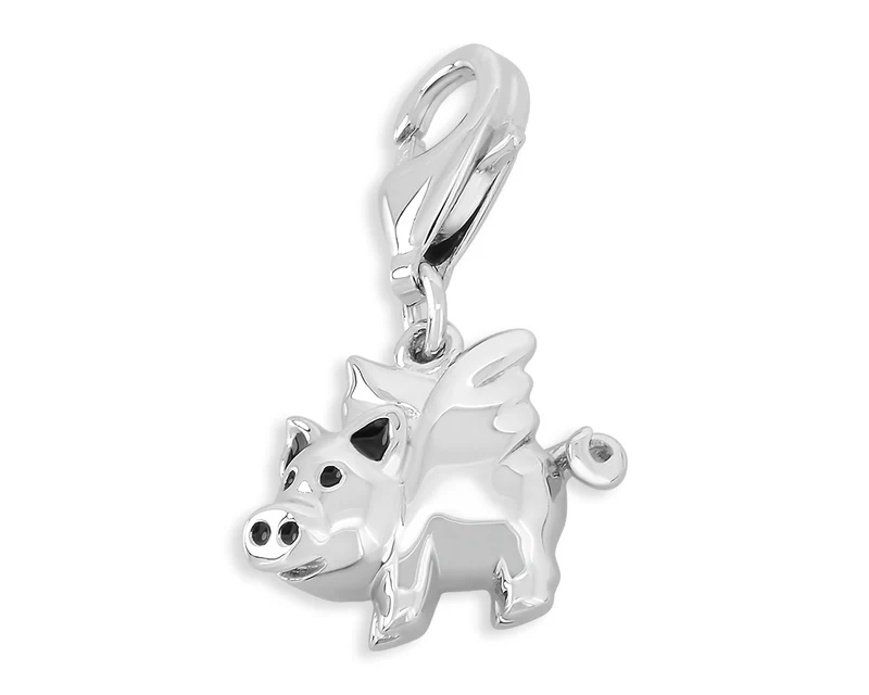 CHARM ANHÄNGER 925 SILBER ARMBAND CHARMS SCHMUCK SCHWEIN SILBERCHARM