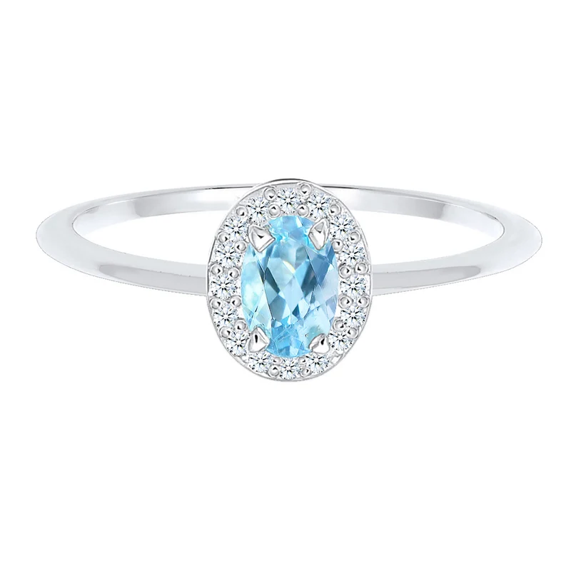 Verlobungsring | Diamant ( Weiß, 0,08 ct )