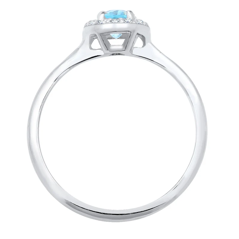 Verlobungsring | Diamant ( Weiß, 0,08 ct )