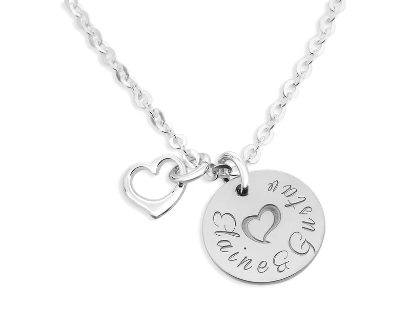 SILBERSCHMUCK - HALSKETTE - SILBERKETTE MIT NAMEN - 925 SILBER NAMENSKETTE