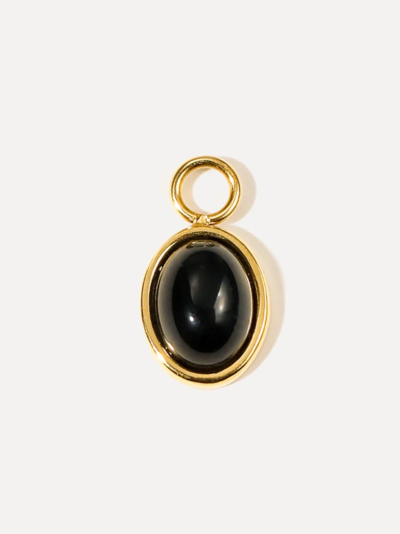 10x8,2mm Midnight Elegance Ohrring-Charm