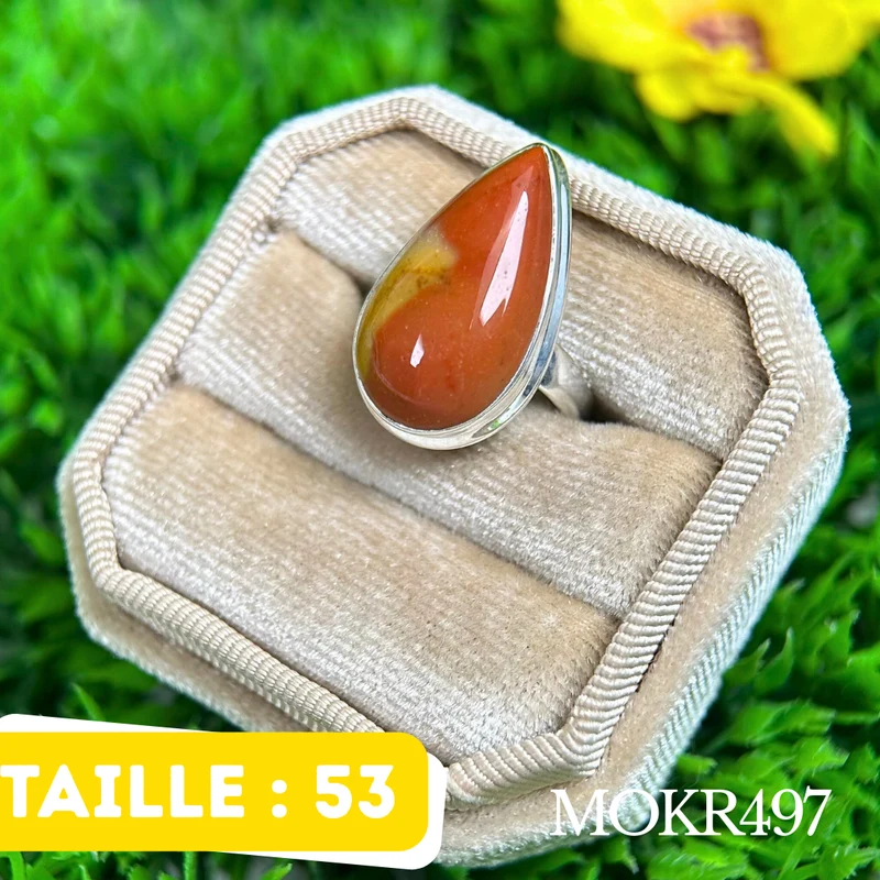 Mookait-Jaspis-Ring #MOKR497