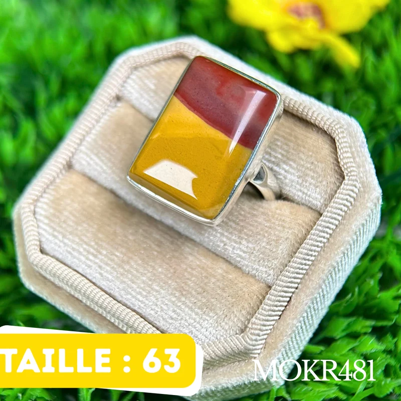 Mookait-Jaspis-Ring #MOKR481