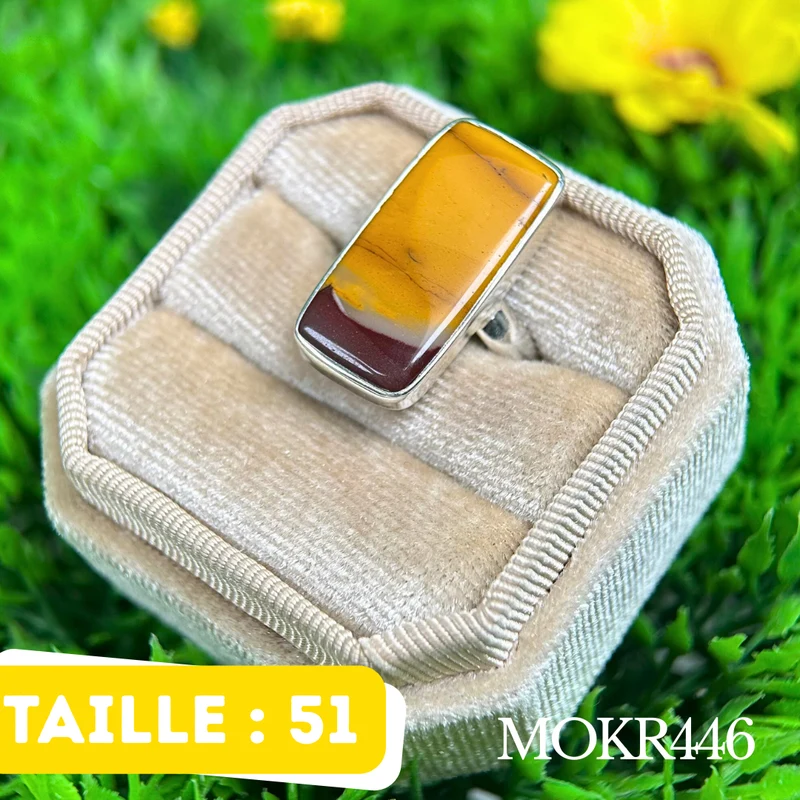 Mookait-Jaspis-Ring #MOKR446