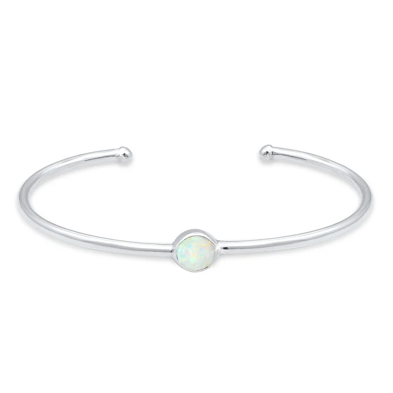 Armreif | Opal ( Weiß )