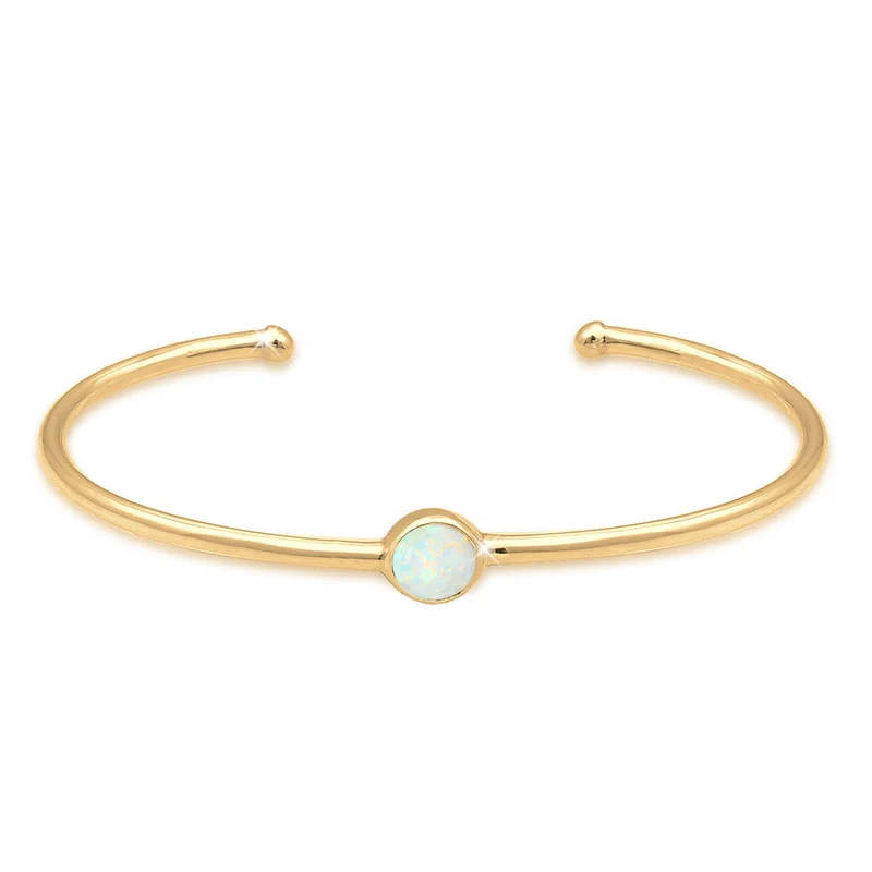 Armreif | Opal ( Weiß )
