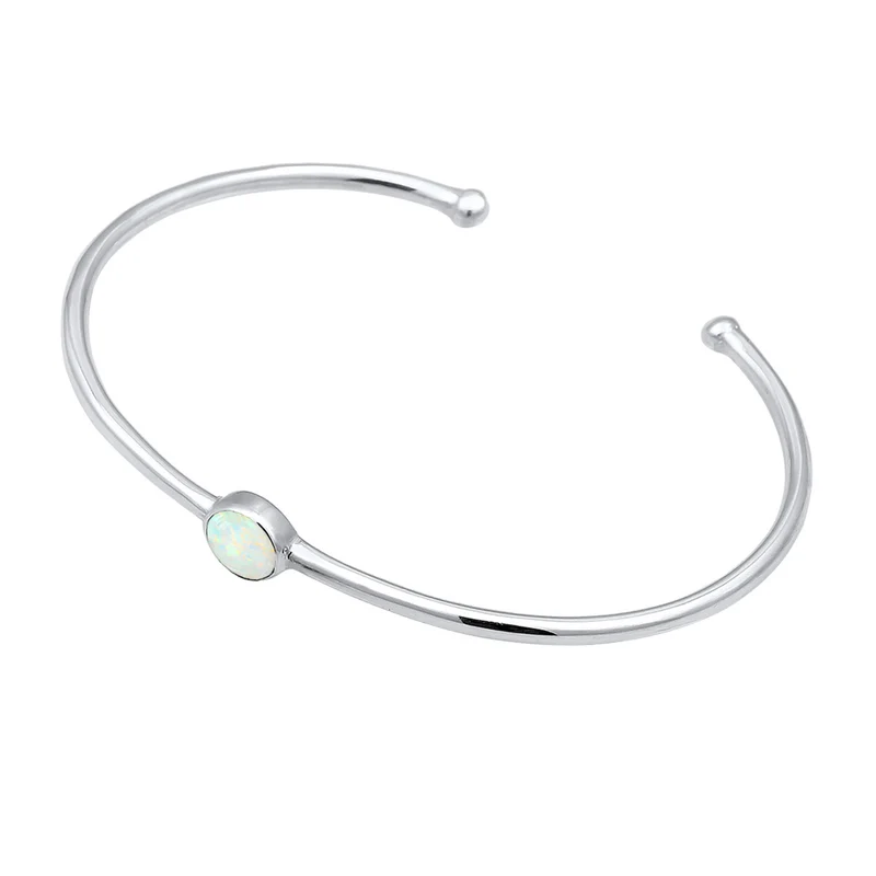 Armreif | Opal ( Weiß )
