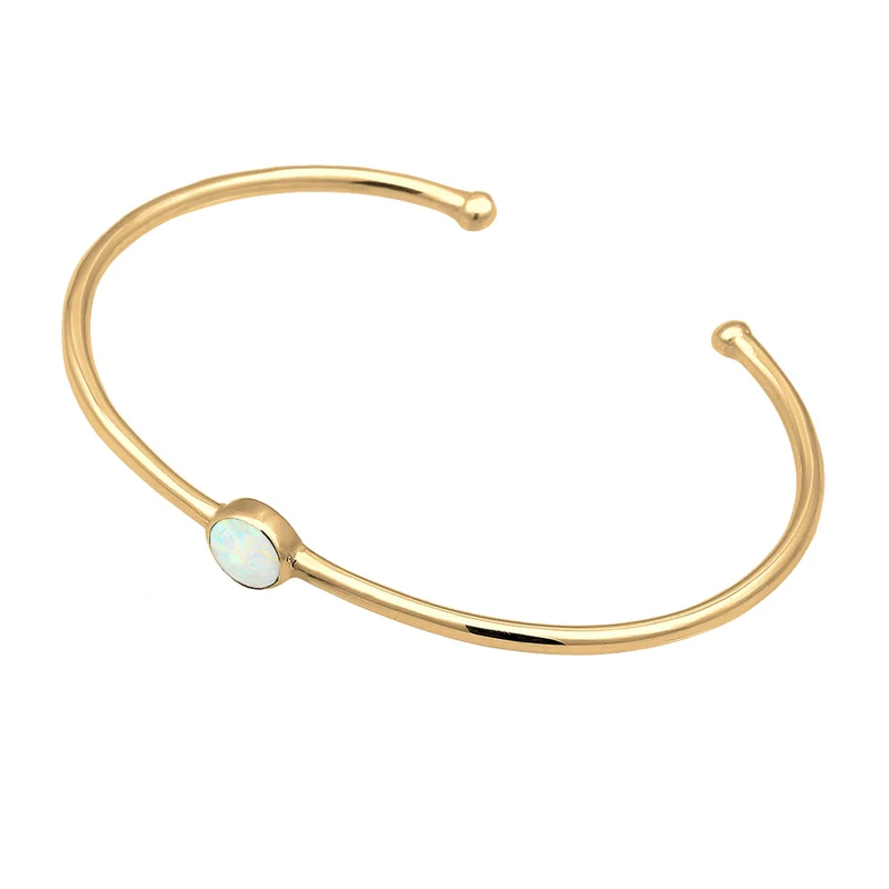 Armreif | Opal ( Weiß )