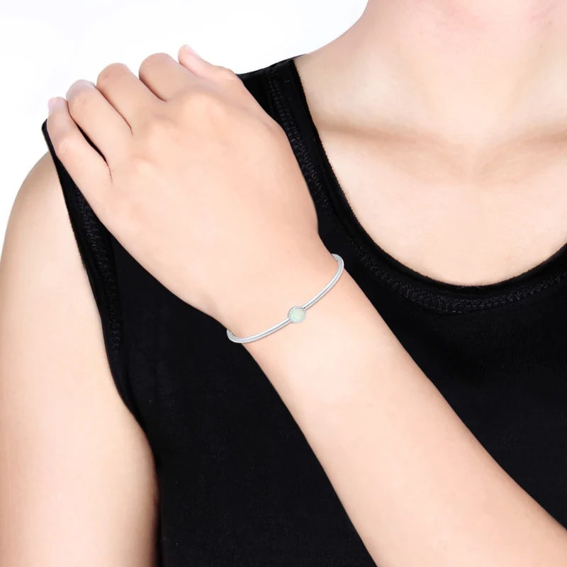 Armreif | Opal ( Weiß )