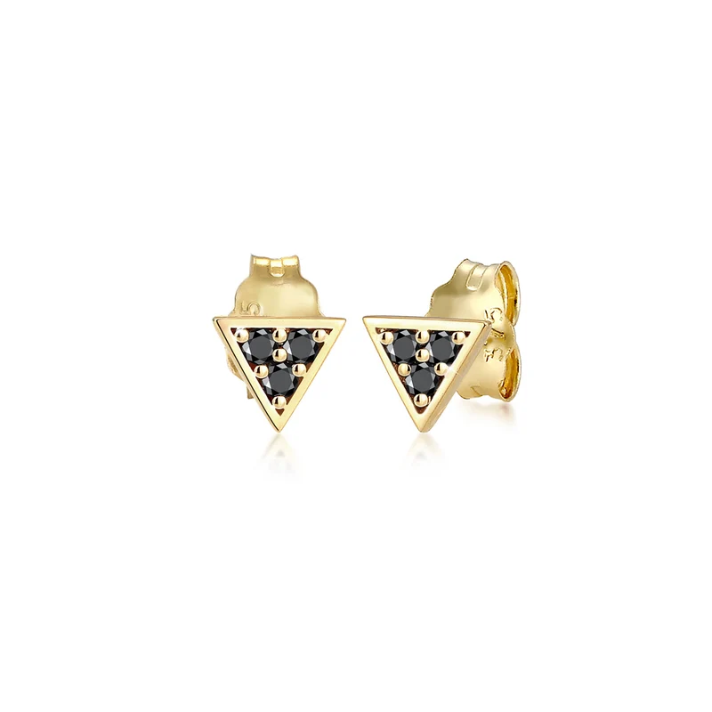 Ohrstecker | Diamant ( Schwarz, 0,09 ct )