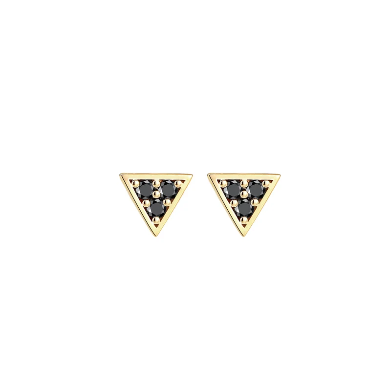 Ohrstecker | Diamant ( Schwarz, 0,09 ct )