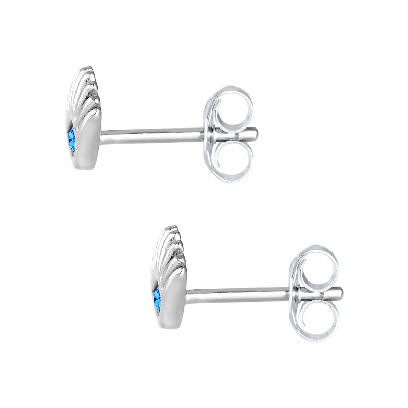Ohrstecker Evil Eye | Kristall ( Blau )