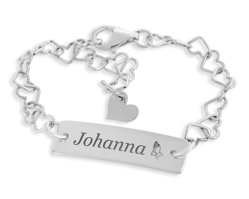 TAUFARMBAND MÄDCHEN TAUFGESCHENK 925 SILBER BABY ARMBAND TAUFE
