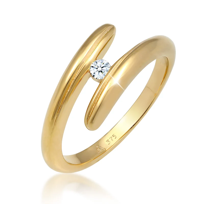 Verlobungsring | Diamant ( Weiß, 0,06 ct )