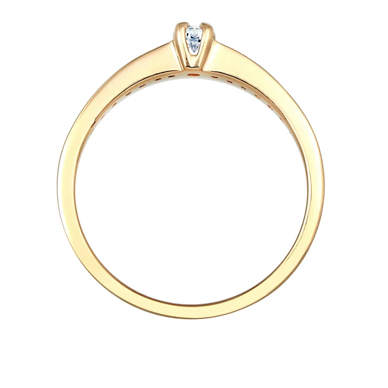 Verlobungsring | Diamant ( Weiß, 0,18 ct )