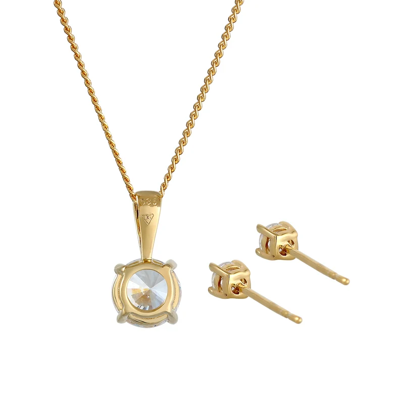 Schmuckset | Zirkonia ( Weiß )