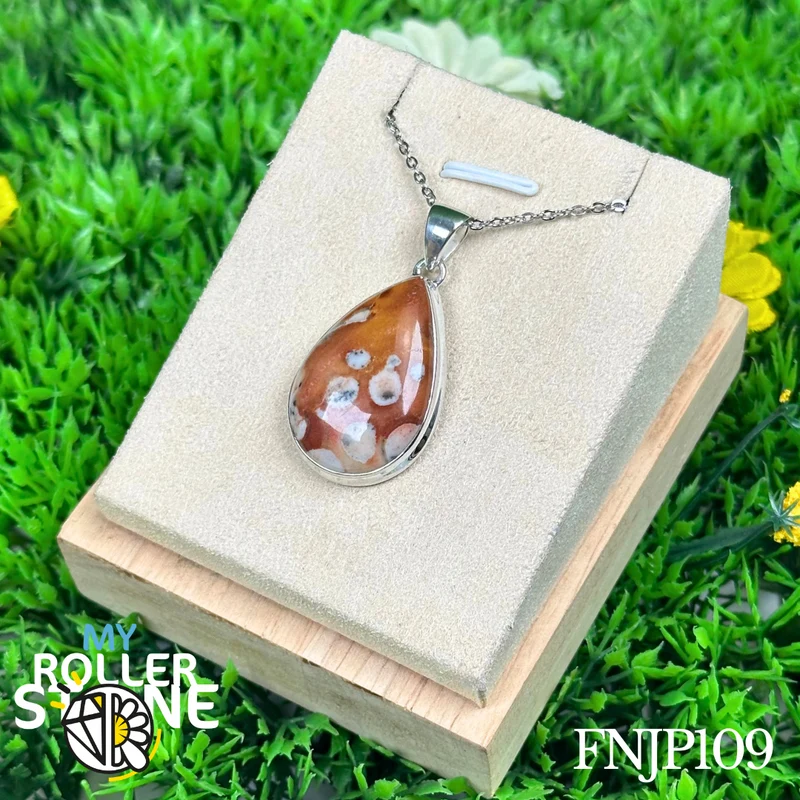 Rehkitz-Jaspis-Anhänger #FNJP109