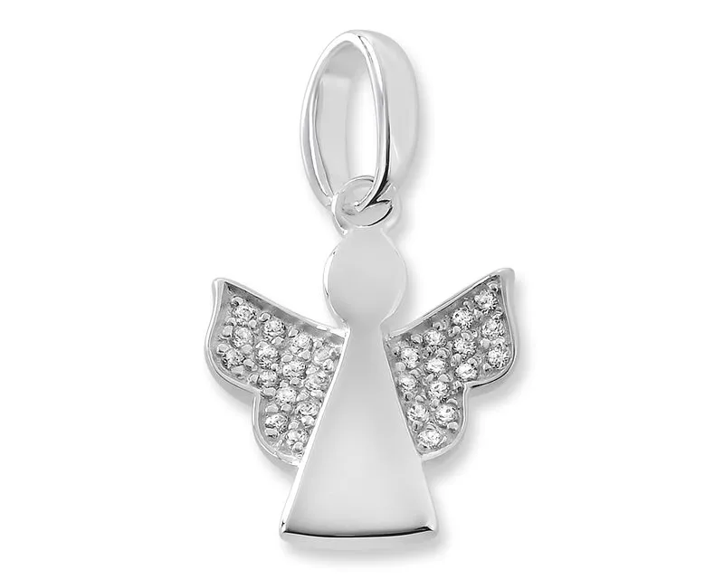 ENGEL SCHMUCK, SILBERSCHMUCK, KETTE ANHÄNGER, SCHUTZENGEL ZUR TAUFE