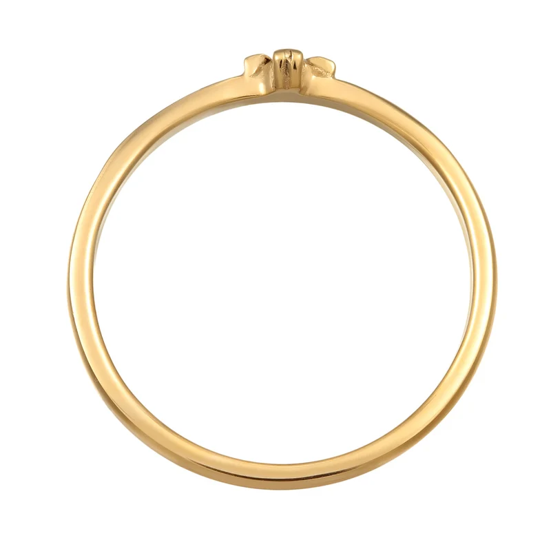 Verlobungsring Herz | Diamant ( Weiß, 0,03 ct )