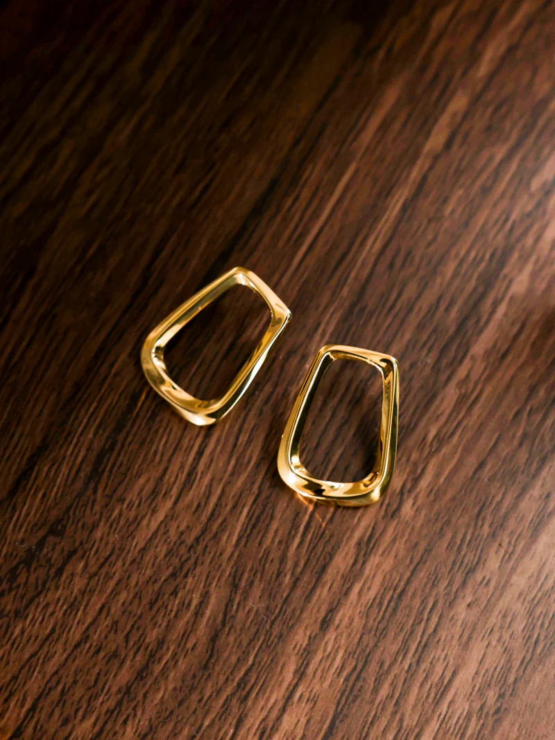 Unique Geometric Ohrringe