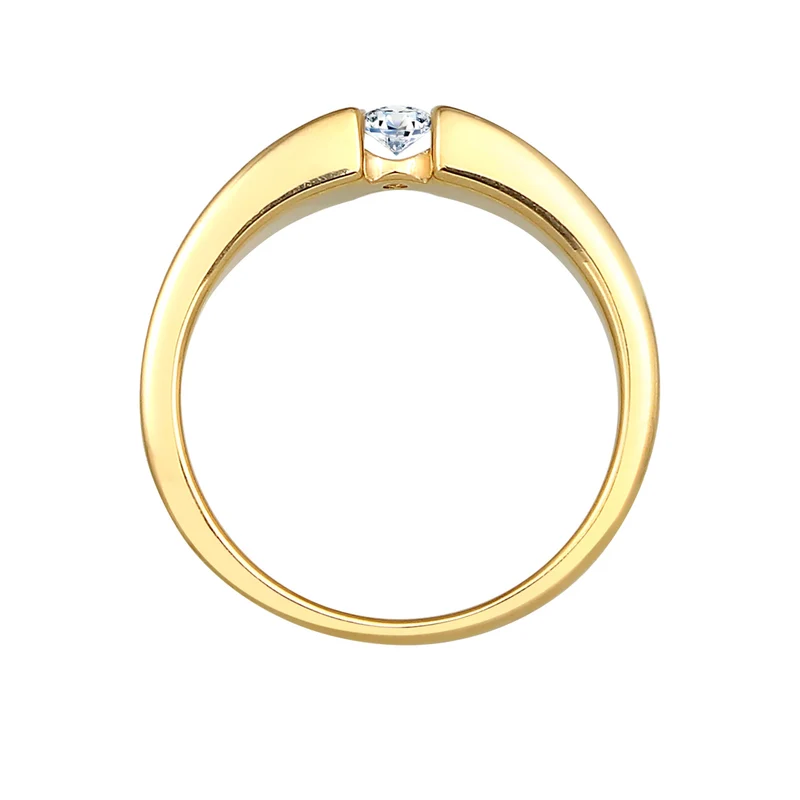 Solitär-Ring | Diamant ( Weiß, 0,11 ct )