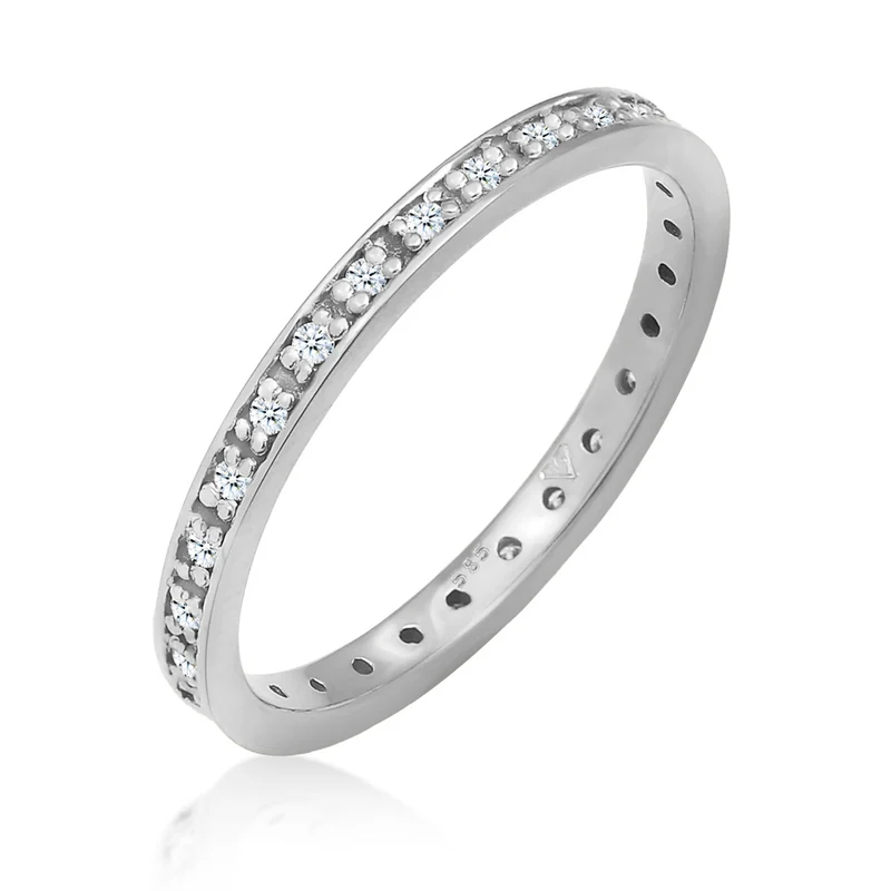 Verlobungsring | Diamant ( Weiß, 0,14 ct )