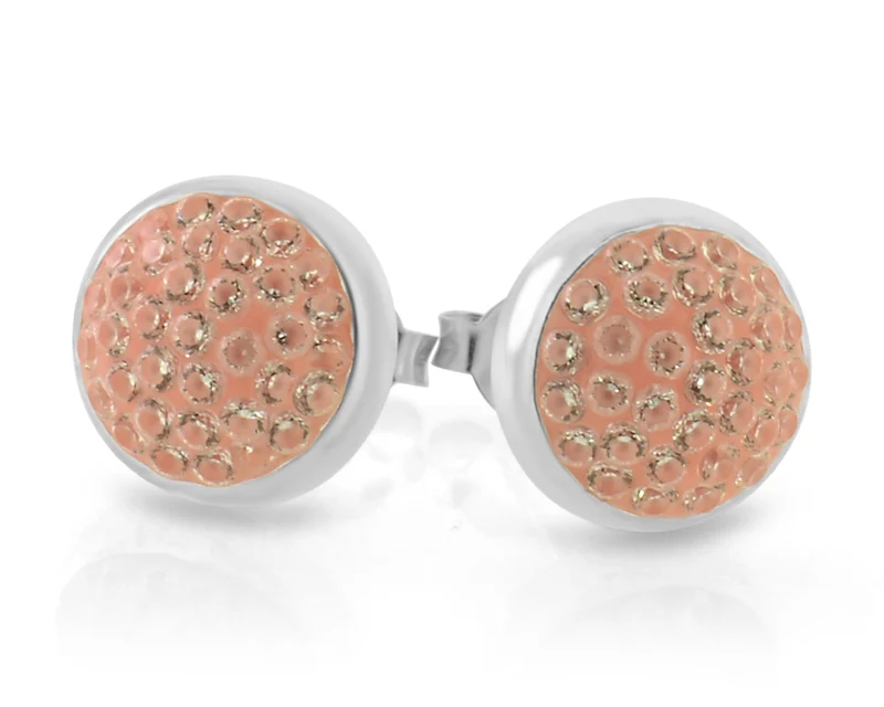 OHRRINGE ROSÉ, OHRSTECKER 925 SILBER, DAMENSCHMUCK