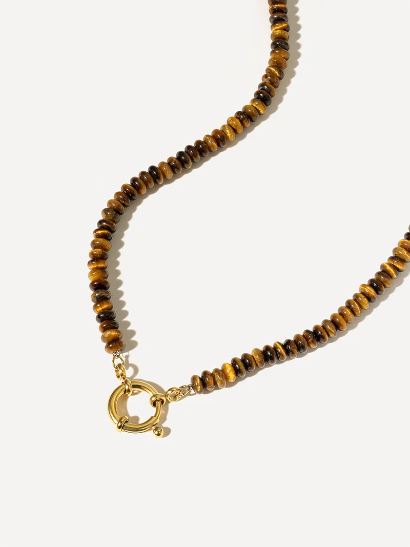 Tiger's Eye Mark Kette