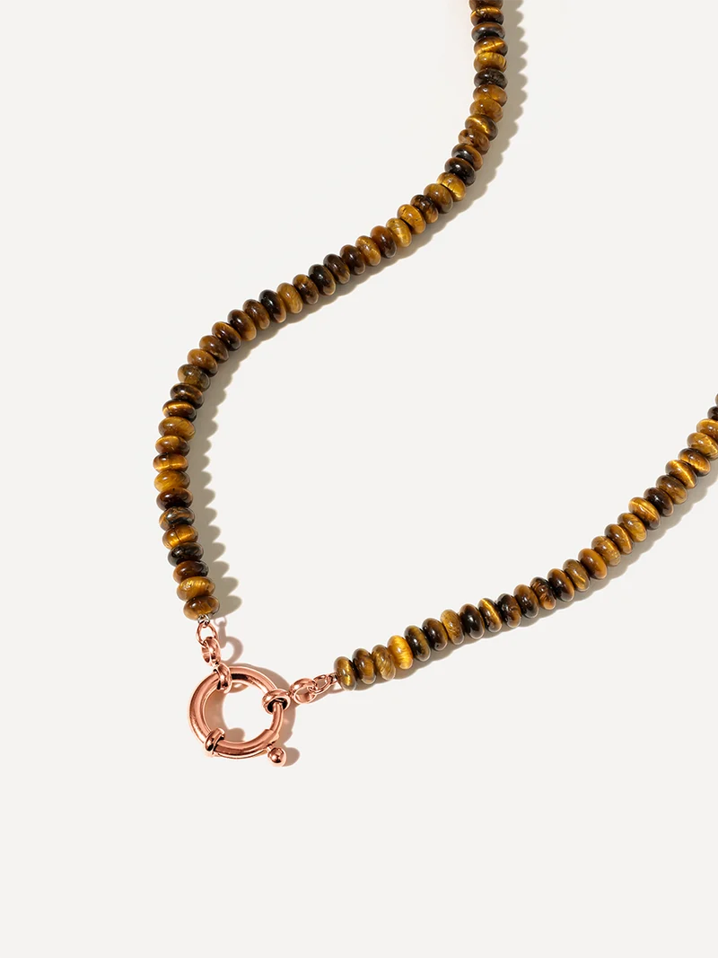 Tiger's Eye Mark Kette