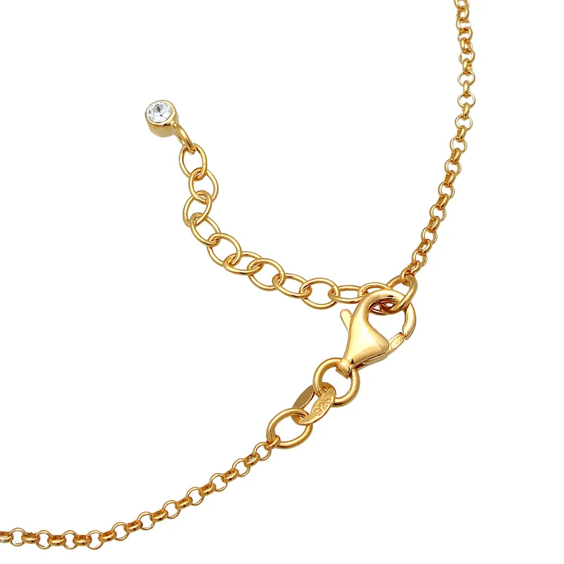 Fußkettchen | Mit Kristallen von Swarovski® (Hellblau)