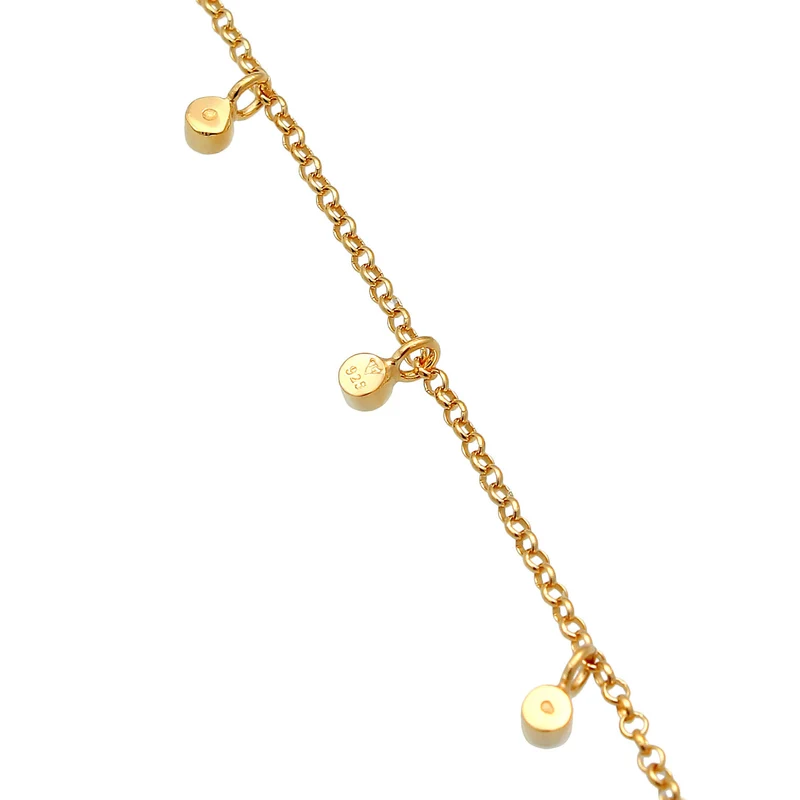 Fußkettchen | Mit Kristallen von Swarovski® (Hellblau)