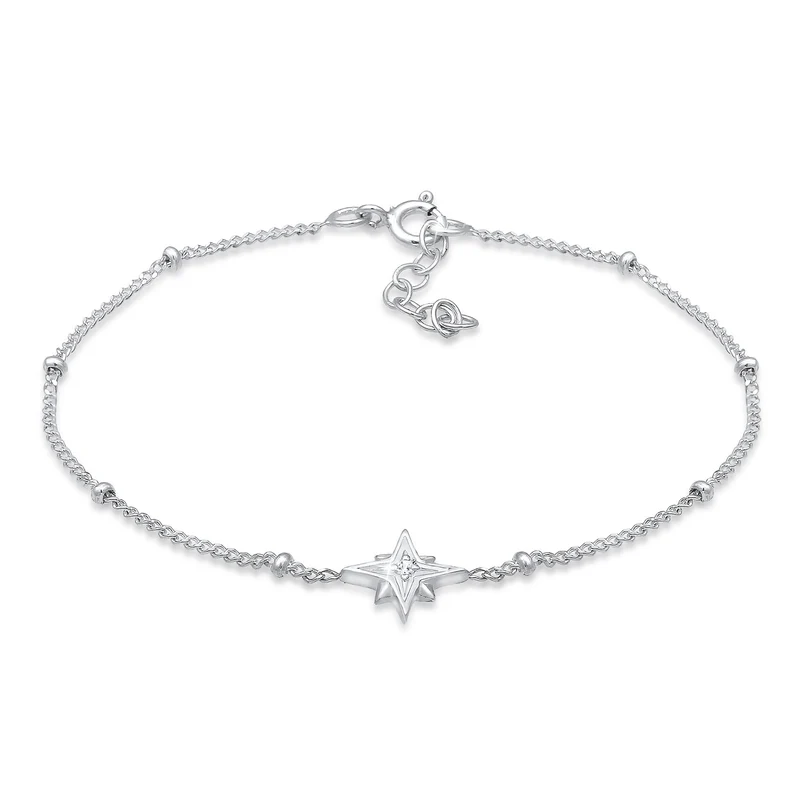 Kugel-Armband Astro | Topas ( Weiß )