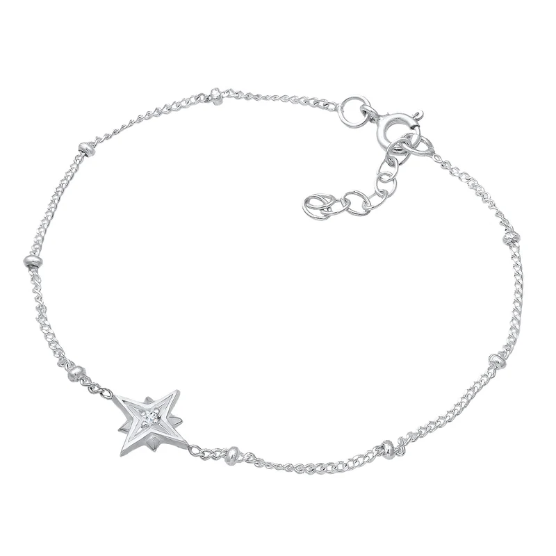 Kugel-Armband Astro | Topas ( Weiß )